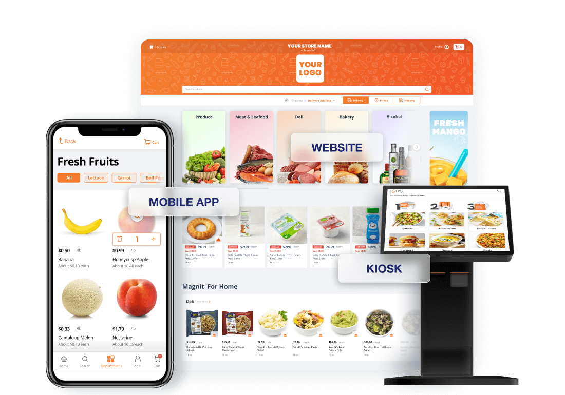 End-to-End eCommerce website for food retailers Local.Express the best web  store builder for your grocery, bakery, deli store, or restaurant.