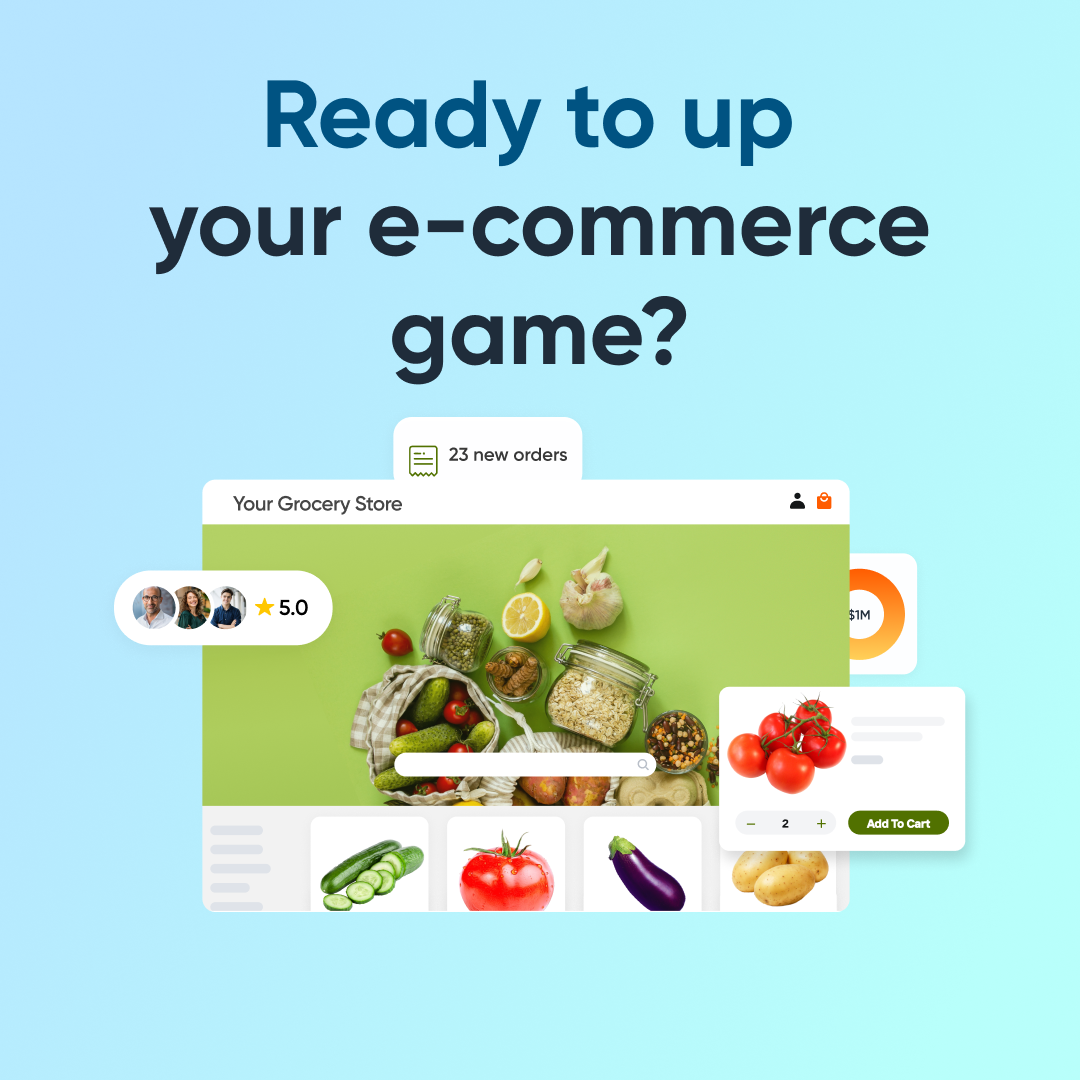 End-to-End eCommerce website for food retailers Local.Express the best web  store builder for your grocery, bakery, deli store, or restaurant.