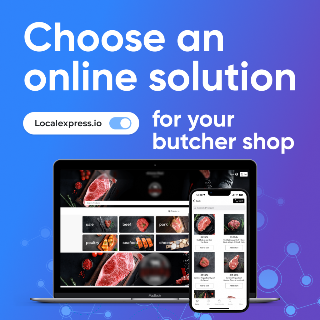 Choose an online solution for your butcher shop